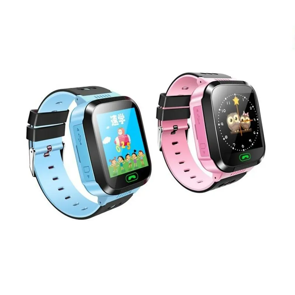 Q528 Smart Child Watch Touch Screen GPS Tracker SOS for Help Anti Lost Monitor Phone Call Wristwatch with Flashlight New Year