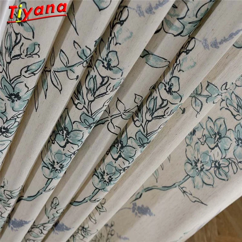 

Cotton Linen Blackout Curtains Drapes Drops Door Window Treatment Sheer curtains Fabric Blinds 2017 New Style Hot Sale Su237 *30