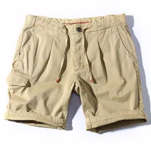Летние брюки-карго Шорты Для мужчин бермуды masculina однотонные повседневные Для мужчин s Короткие штаны джоггеры Homme Для мужчин Костюмы пляжные шнурок Совета Шорты