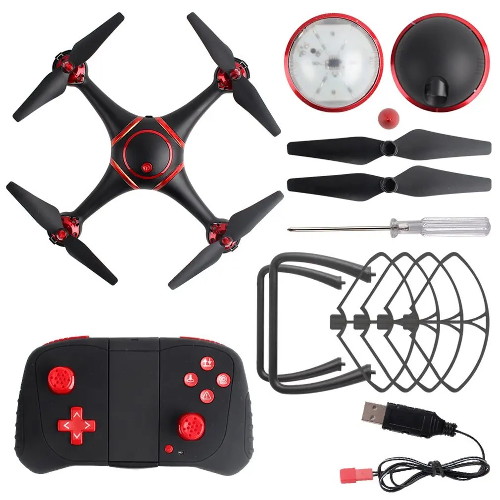 

S7 LED Night Vision RC Drone With 720P Camera WIFI RC Quadcopter 360' Rolling Headless Mode Helicopter Toys for Children