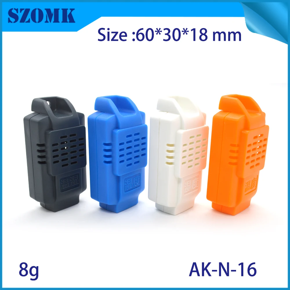 

diy electronics plastic pcb box (4 pieces) 60*30*18mm small enclosure temperature and humidity sensor shell case control box