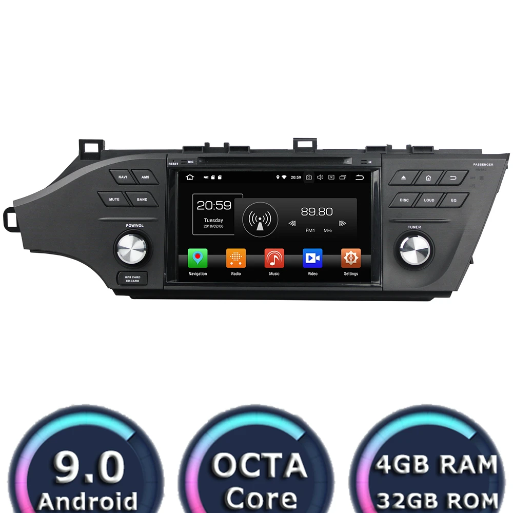 

Roadlover Android 9.0 Car DVD Player Autoradio For Toyota Avalon 2015-2016 Stereo GPS Navigation Magnitol 2 Din HD Screen Audio