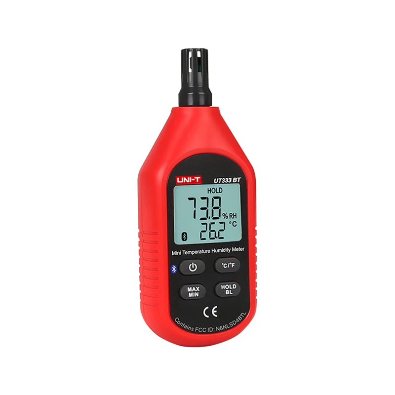 UNI T UT333/UT333BT(Bluetooth) миниатюрный Измеритель температуры и влажности для помещений
