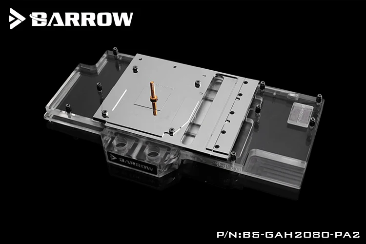 Водяной блок Barrow с полным покрытием графического процессора для геймеров GALAX RTX