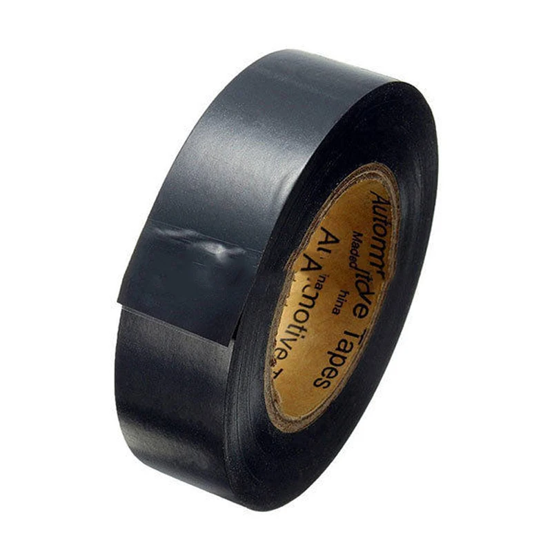 1 Roll Black PVC Electrical Tapes Flame Retardent Insulation Adhesive