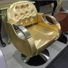 Hairdressing salon chair barber chair salon chair new haircut barber chair stool Continental gold euramerican style design hairdressing chair barber chair