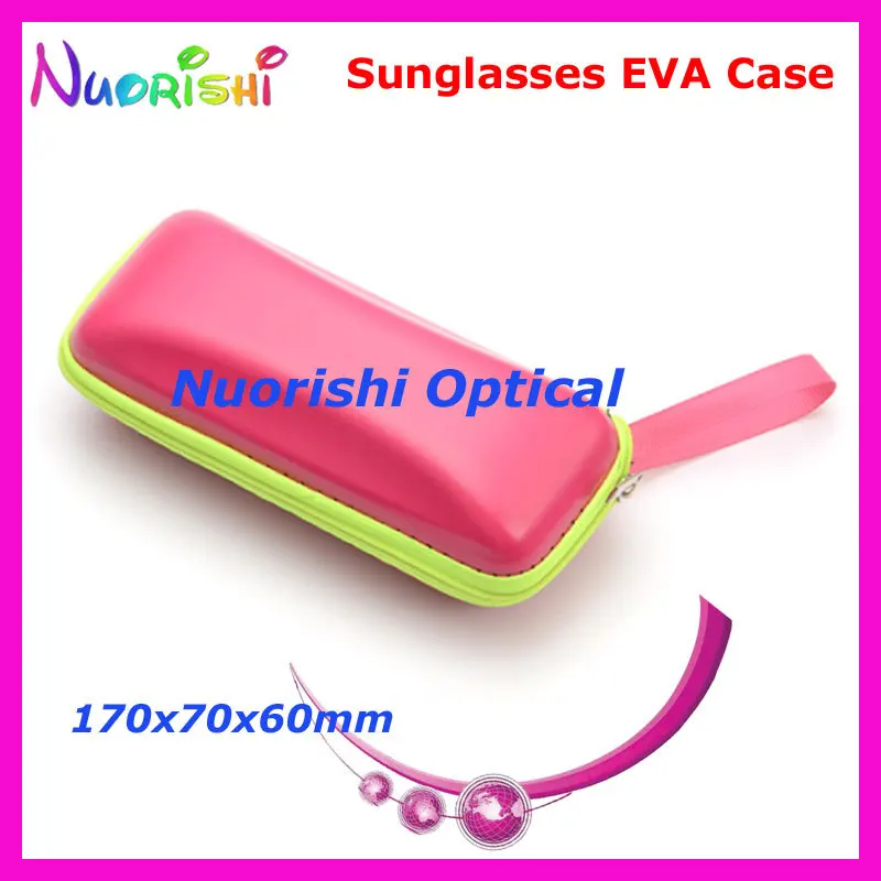 20 шт блестящие свежие красочные очки для очков Солнцезащитные очки на молнии 4 цвета EVA чехол коробка ML031