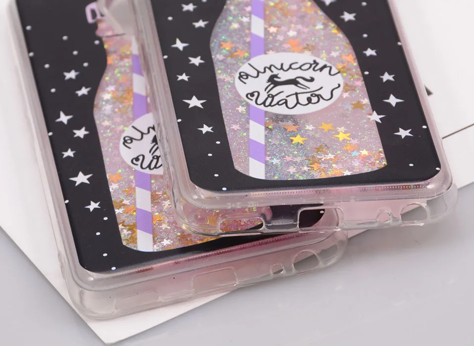Reaoom for Meizu M5 Case Glitter Dynamic Liquid Star Quicksand Colorful Cute Bottle Unicorn Clear Cover Capa for Meilan 5        (8)