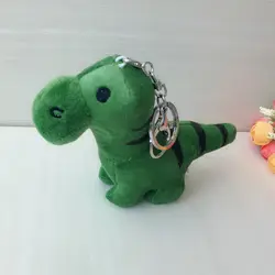 Подвеска с мягкой игрушкой пушистый брелок для ключей динозавр, игрушка в виде животного