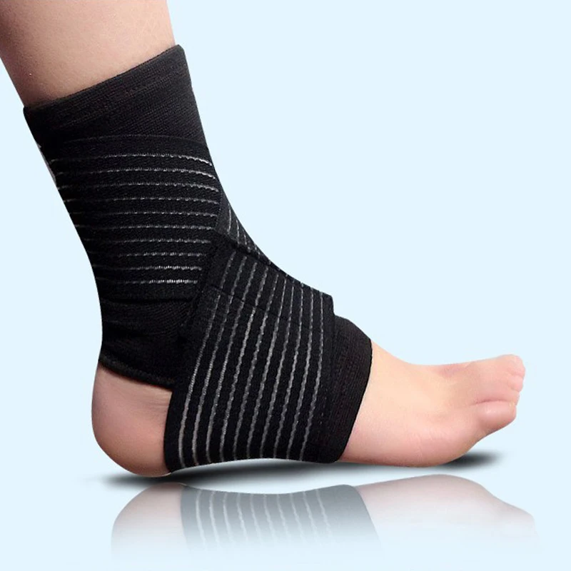 1Pc Football Basketball Taekwondo Badminton Ankle Support Bandage Elastic Ankle Sprain Brace