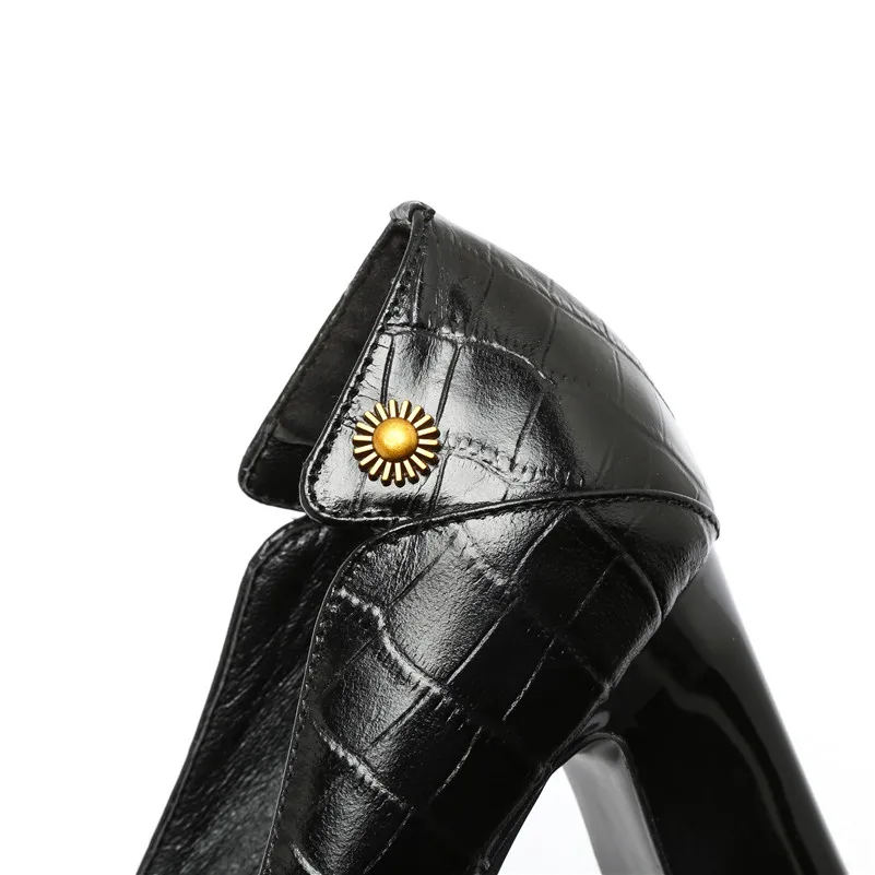 FEDONAS/Модные женские брендовые классические туфли-лодочки на высоком каблуке; свадебные вечерние туфли из натуральной кожи с острым носком; женские элегантные офисные туфли-лодочки