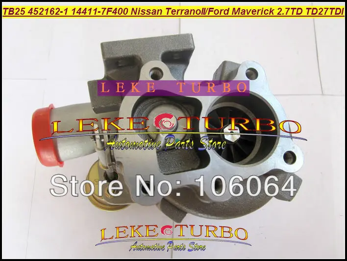 TB25 452162-0001 452162-5001S 452162-0007 14411-7F400 452162 Турбокомпрессор 《 NISSAN Terrano II 1993-07 для Ford Maverick TD27TDI 2.7L