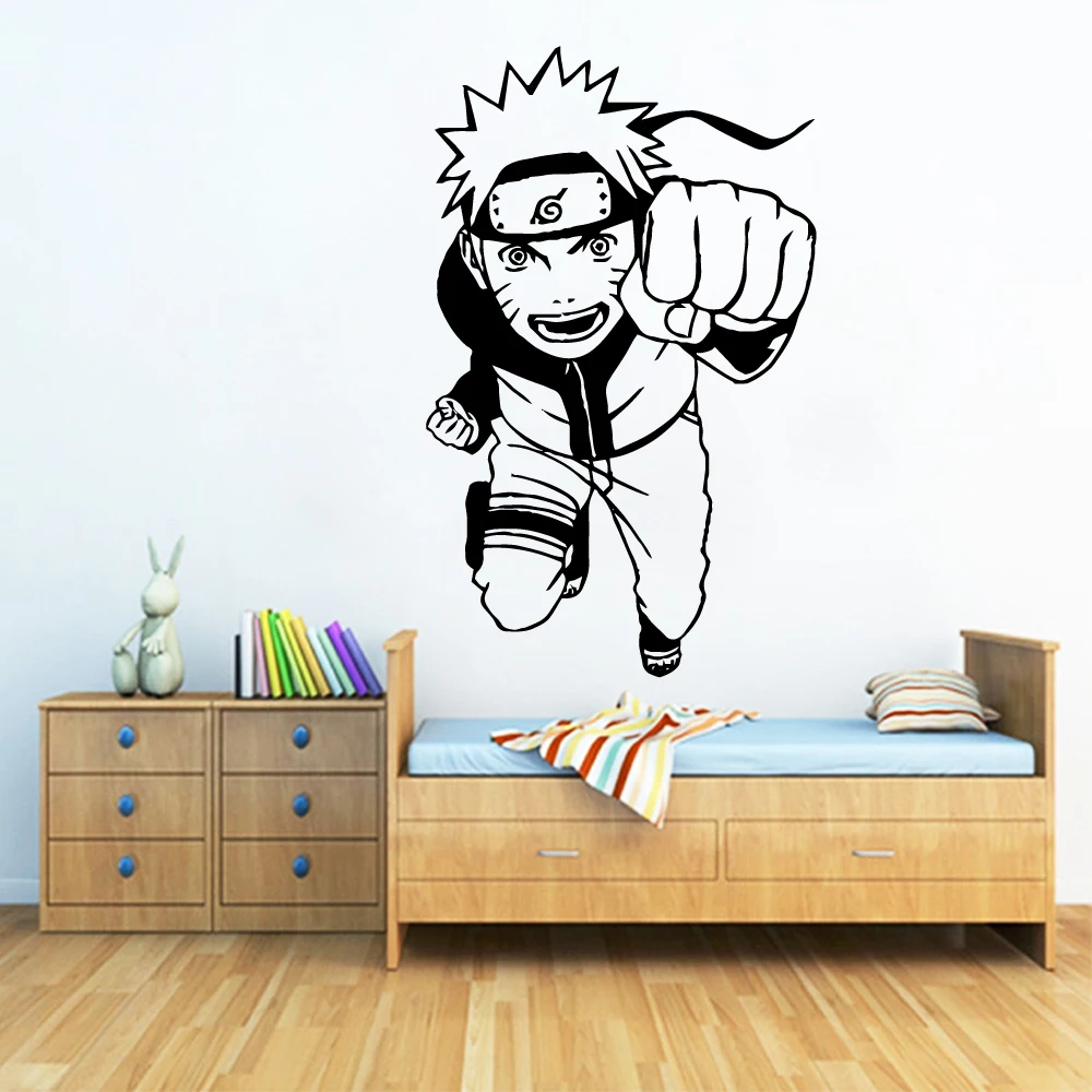 

Funny Uzumaki Naruto Wall Stickers Wall Decor For Kids Room Decoration Wall Decals Sticker Mural