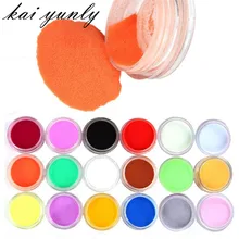 18 цветов дизайн 3D резьба дизайн ногтей блестящие пайетки акриловые УФ гель пудра-помада Советы Набор Макияж DIY# F