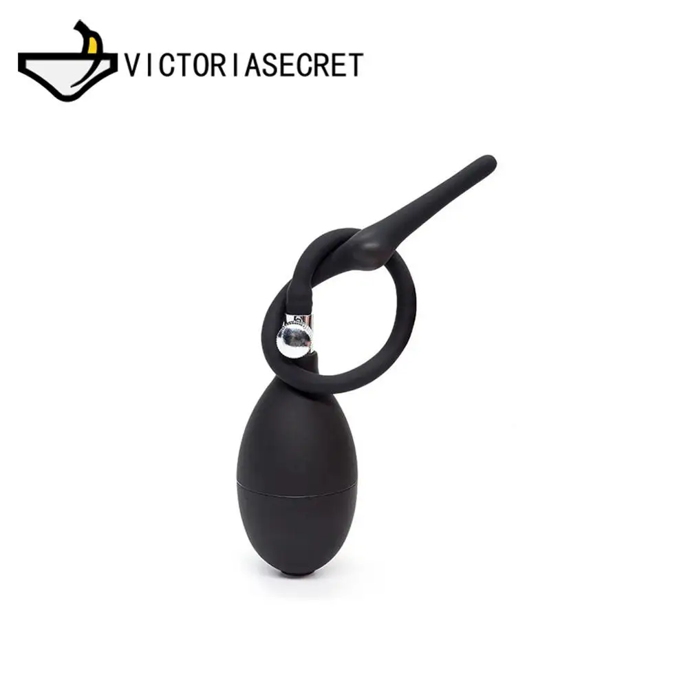 Inflatable Penis Plug Silicone Urethra Catheter Penis Plug Tube Urethral Stretcher For Erotic Men Masturbator Sex Shop Gay Adult