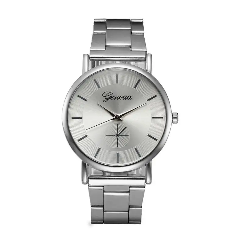

Women Watches Top Brand Military Wristwatches Stainless Steel Fashion Silver Luxury Clock Woman Quartz Watch 18MAY17