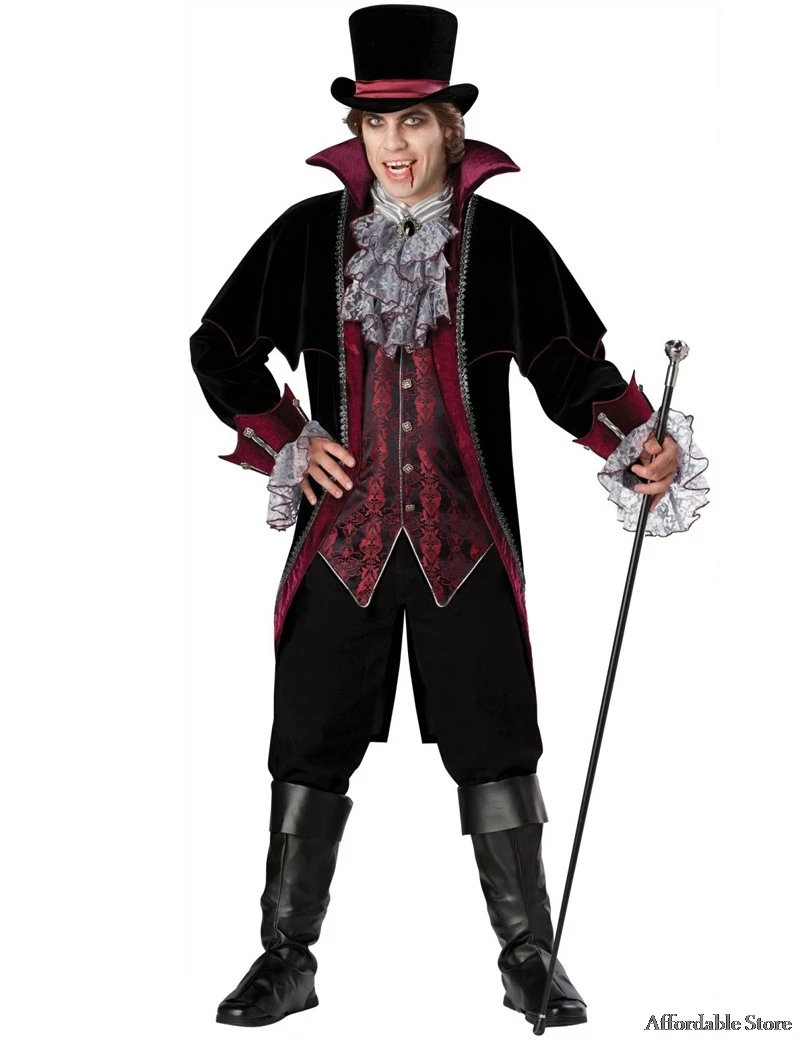 Halloween Cosplay Man Vampire Costume Party Clothing for adult man