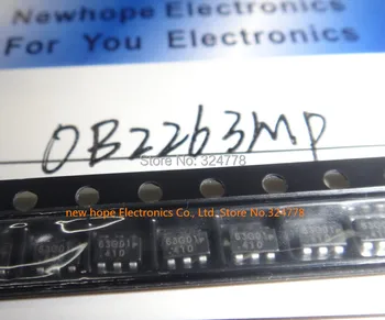 

new OB2263MP 63A23P SOT23-6 six foot patch power management chip 500pcs/lots