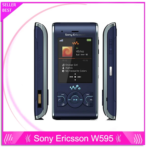 W595 Sony Ericsson W595 Original Unlocked Cell Phone Free Shipping
