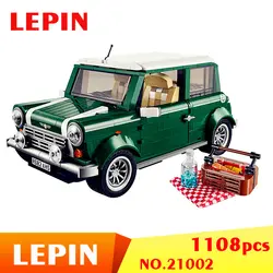 Лепин 1108 модель Lepin шт. MINI Cooper 21002 Строительство наборы Конструкторы кирпичи игрушечные лошадки Совместимость с 10242