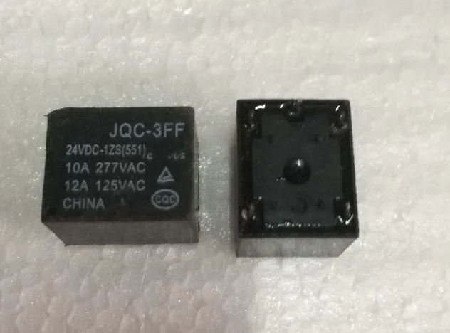 

Relay JQC-3FF-24VDC-1ZS JQC-3FF DC24V 10A 5PIN JQC-3FF-12VDC-1ZS