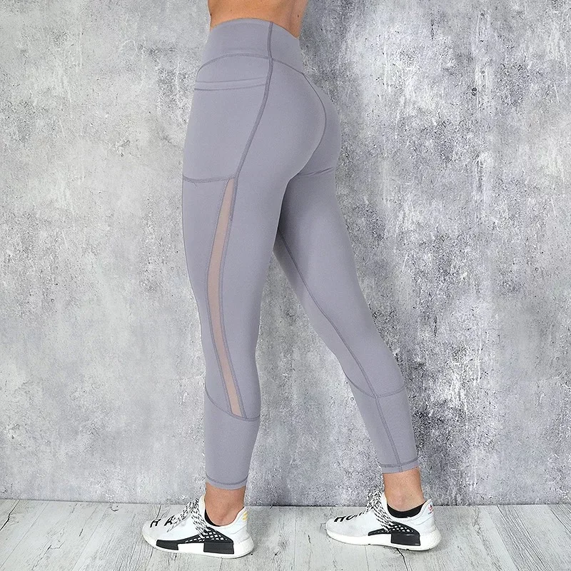 Yoga Pants Women High Waist Yoga Leggings Fitness Sport Leggings Women Training Tights Running Pants Women Gym Leggings