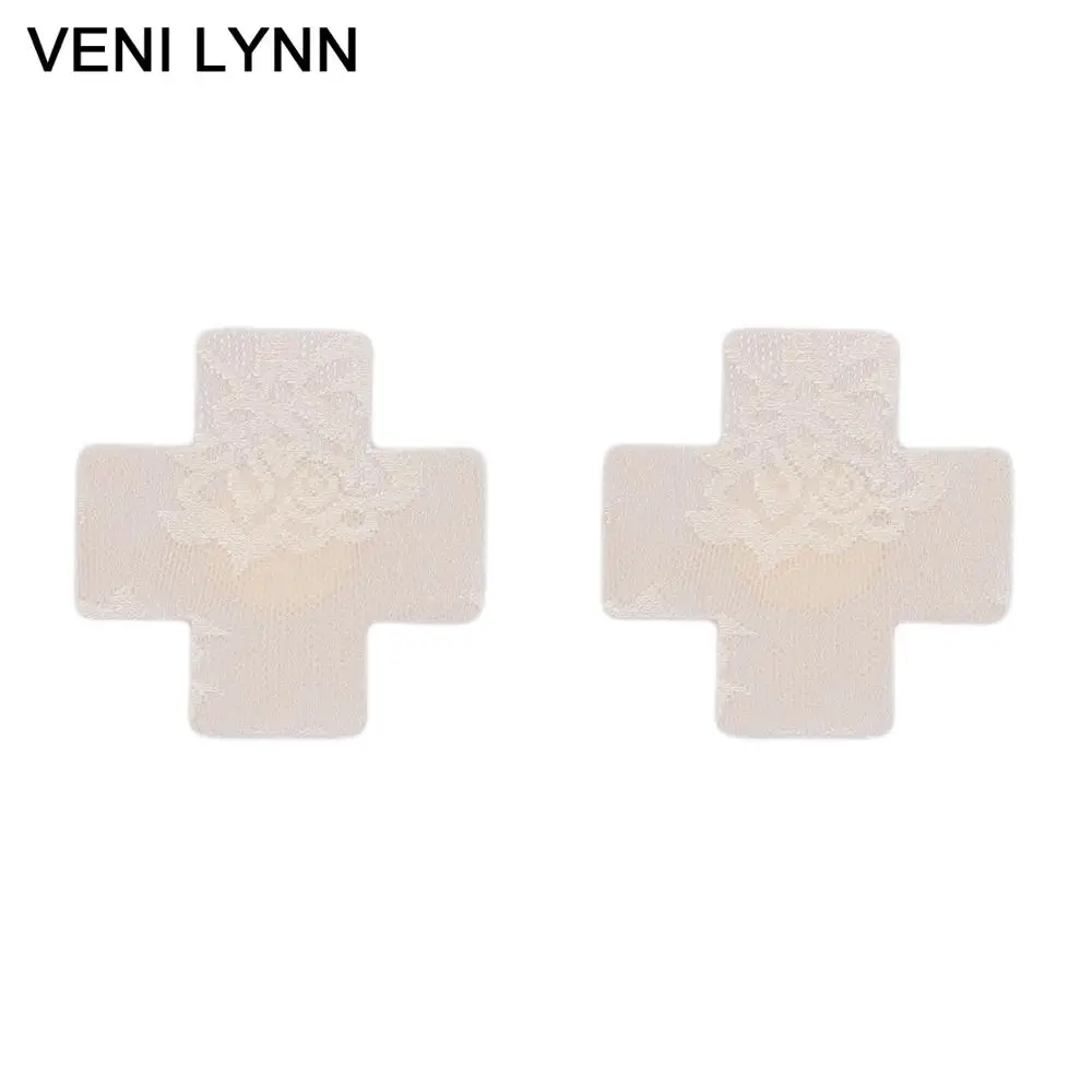VENI LYNN 5 пар одноразовые кружевные наклейки для женщин Сексуальная соска бумажный
