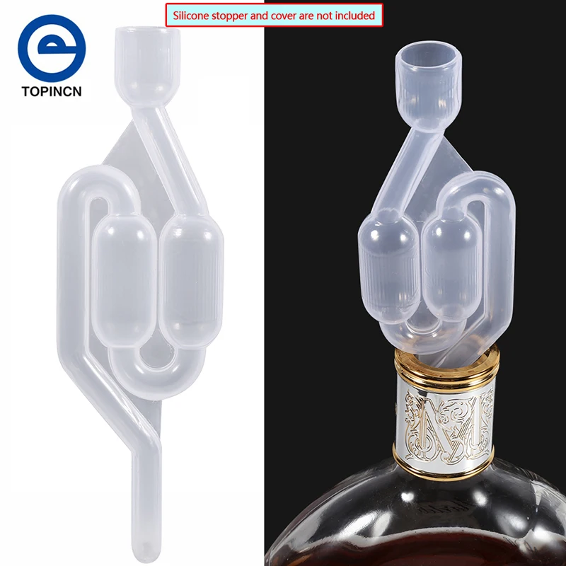 

Plastic One Way Exhaust Check Valve Water Sealed Valves for Home Brew Wine Fermentation Airlock Home Brew Air Lock