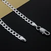 noble fashion men women bset gift silver color 4MM width nice lovely cute chain snake Necklace Christmas gift Jewelry ► Photo 3/3