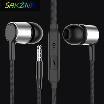 

Sport Earphone Wired Super Bass 3.5mm Crack Ear phone Earbud with Microphone Hands Free for Samsung Xiaomi Huawei Iphone