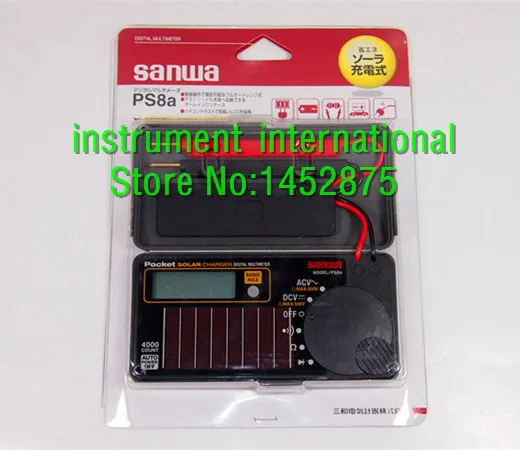 Sanwa PS8A Карманный мультиметр на солнечной батарее DMM 0.7%!! Новинка!|dmm multimeter|pocket