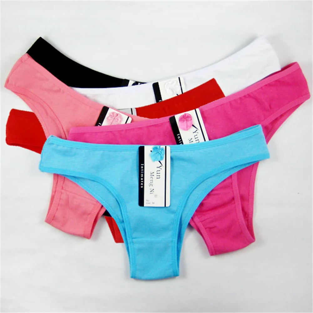 

Women's cotton panties women's paragraph cotton bikini panties sexy women's cotton triangle panties 3 pcs/lot Free shipping