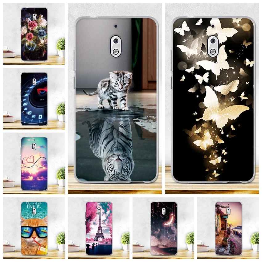 

For Nokia 2.1 Case Soft Silicone Back Shell Cover For Nokia2.1 Cover Thin TPU Back Bumper Housing TA-1080 Case For Nokia 2.1 Bag