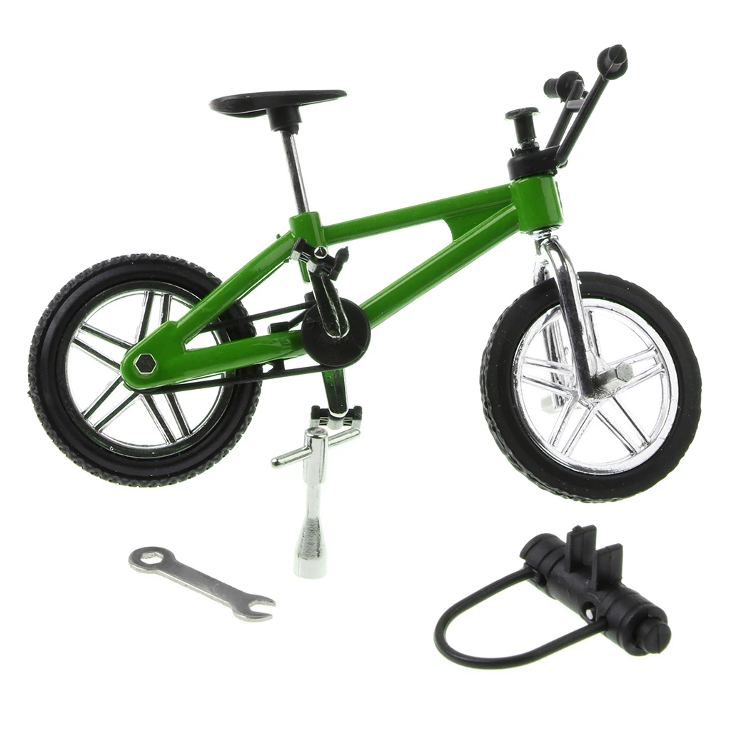 1:24 Miniature Alloy Finger Bike Mountain Bicycle Diecast Vehicle  Model Desk Gadget Toy