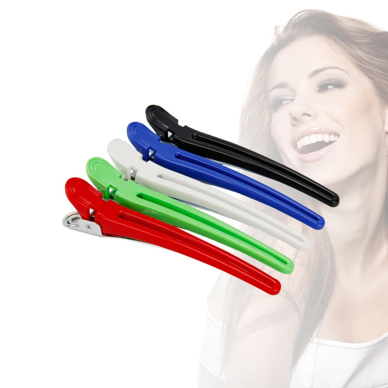 5 Color Holding Hair Styling Section Clip Hair Clips Salon Hairdressing