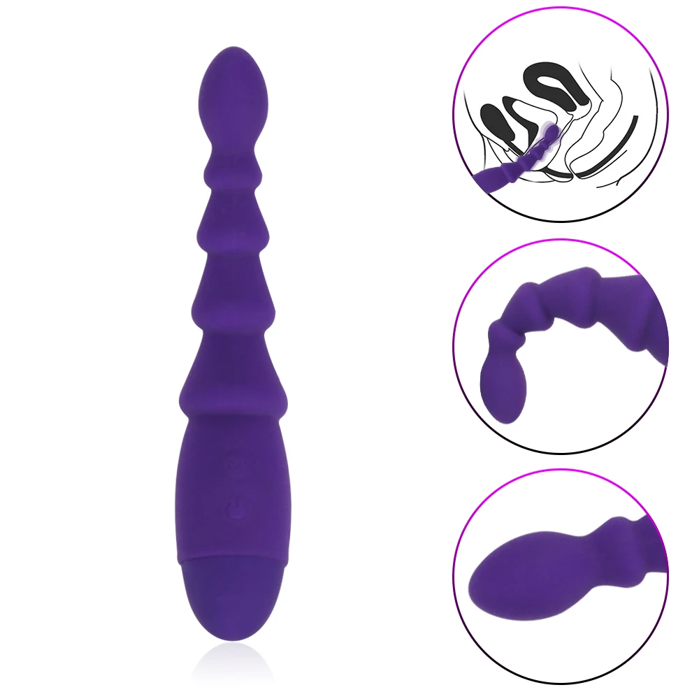 Body safe Silicone Plug Anal Sex Toys Single Powerful motor vibrator Butt Plugs font b Dildo