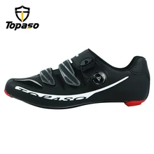 Topaso Brand Carbon Fiber Road Bike Cycling Shoes Sneakers Men Zapatillas Ciclismo Carretera Deportivas Hombre Sapatilha Estrada