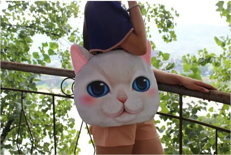 

Cat meow star people handbag shoulder bag large bag handbag cute cartoon creative personality gifts Crossbody Bag