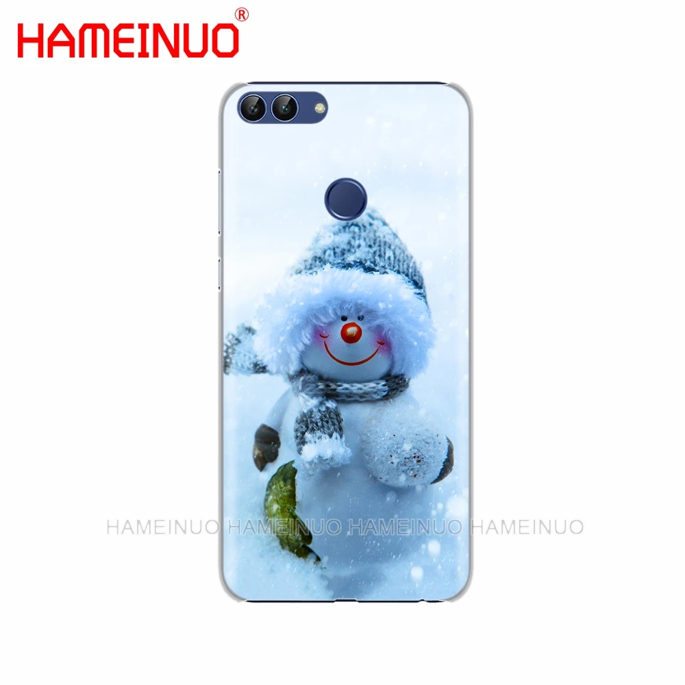 Рождественский милый чехол HAMEINUO со снеговиком и снежинками для телефона Huawei NOVA 2