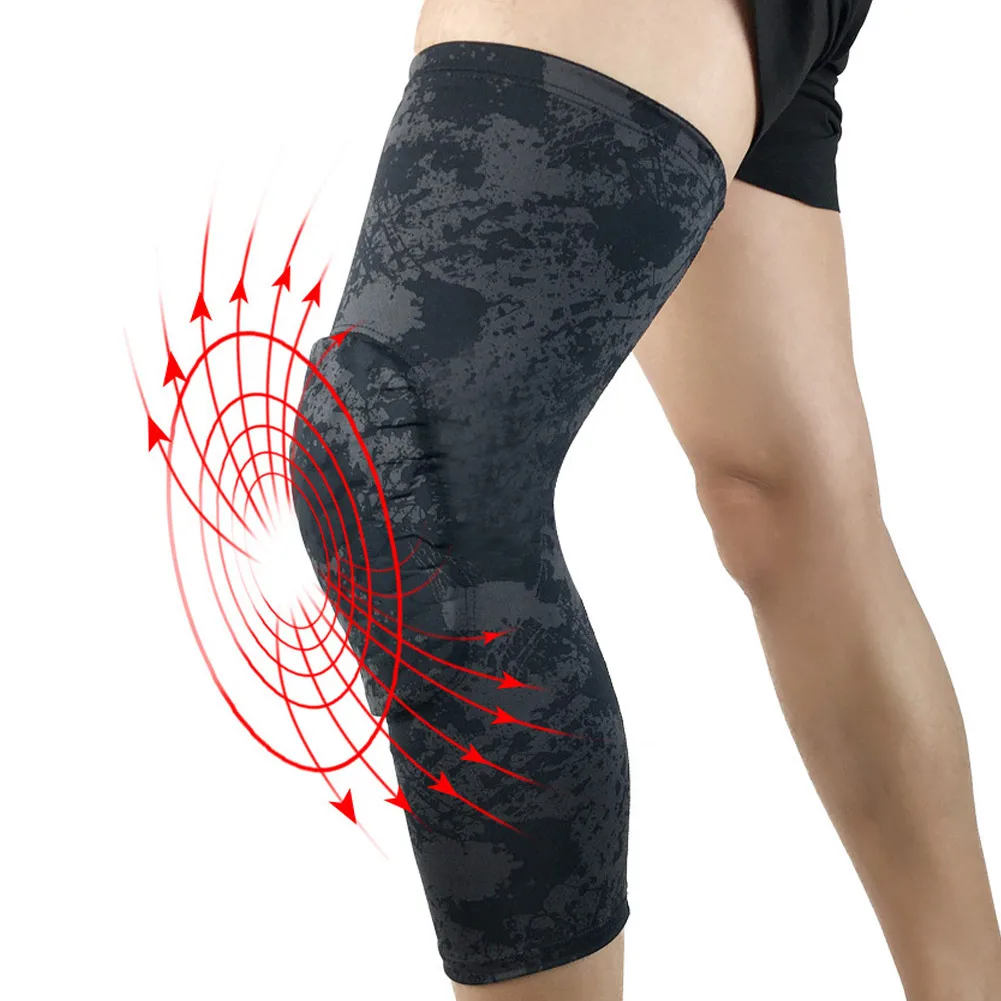 

Leg Sleeve Knee Pad Brace Protector Sports Guard Protective Kneepad for Basketball Football Cycling YS-BUY