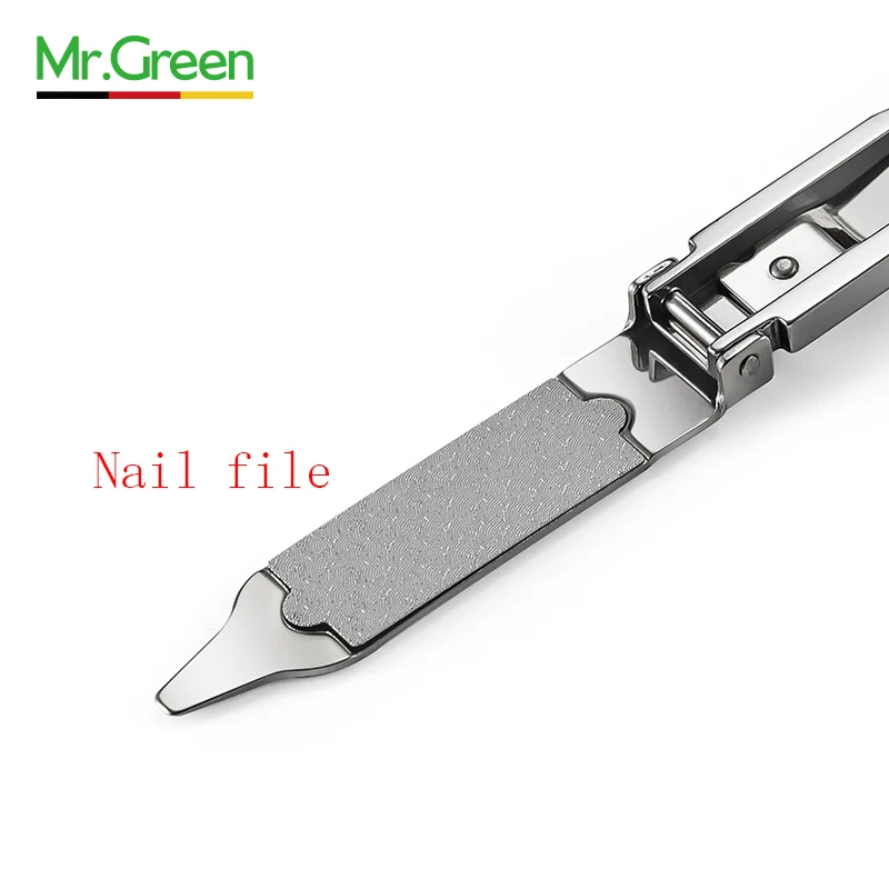 Cena Mr. green prawdziwy nowy ultra cienki składany ręczny palec obcinacz do paznokci Cutter trymer z pęku kluczy sprzedaż hurtowa wysokiej jakości
