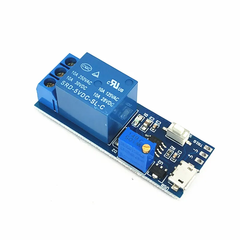 

Wide voltage 5V-30V trigger delay relay module Time delay switch module For arduino