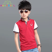 Coton Polo Chemise Enfants chemises Garçons Printemps À Manches Courtes Polo enfant Shirt Pour Enfants de Vêtements De Sport Tee Enfants Tops L405