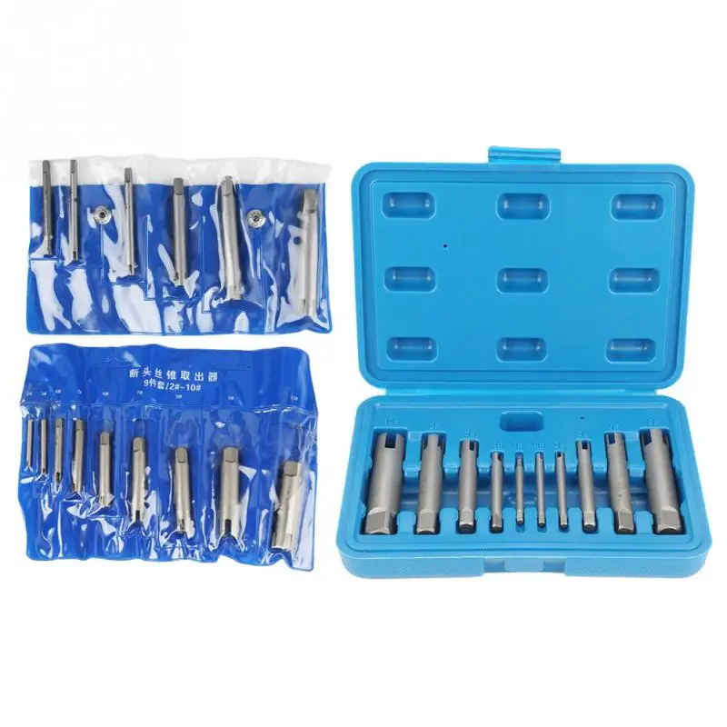 Tap Extractor Set Steel Broken Head Taps Remover Stripped Screw Tap