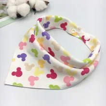 Бандана; нагрудник; тканевые нагрудники для мальчиков и девочек с принтом животных; хлопковый Детский шарф; воротник для кормления; Детские аксессуары