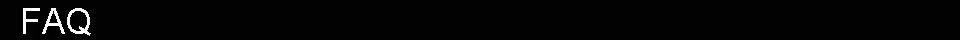 FAQ