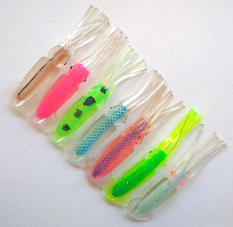 

15pcs 15cm/25g Octopus soft fishing lure Game Fishing lure Trolling fishing lure Big Game Marlin Tuna Pakula game fishing lure