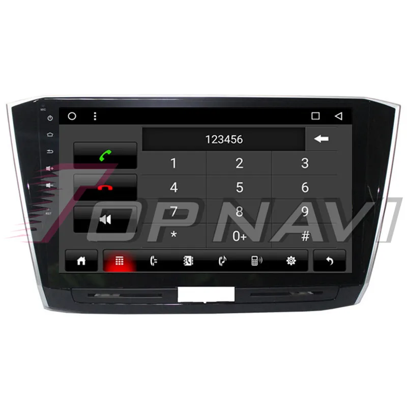 Best Autoradio 10.1 Inch Android 8.1 Car GPS Navigation For VW Passat 2016 Stereo Audio Car Multimedia player 2 din NO DVD Octa Core 3