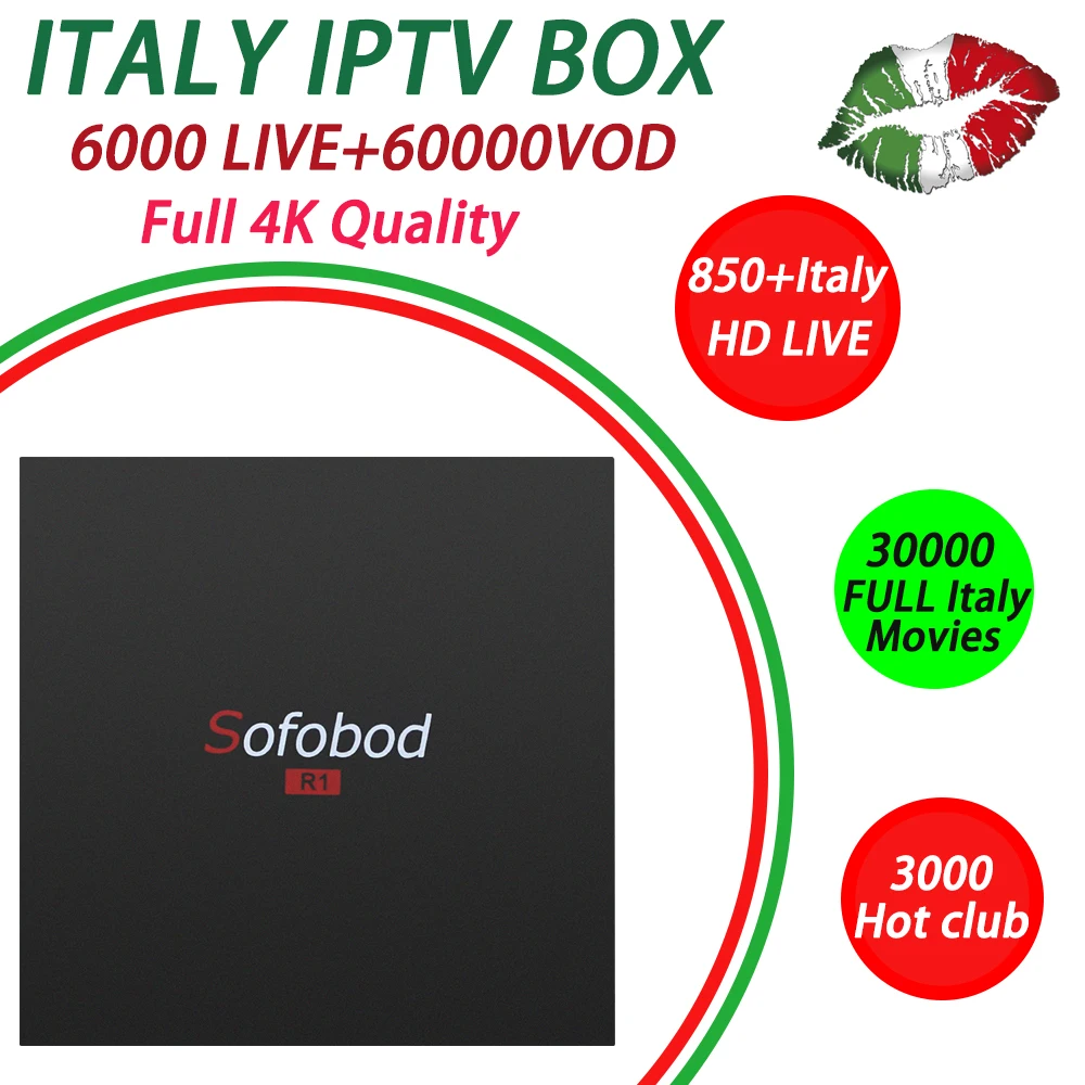 

Italy iptv subscription 10000 live with xxx iptv for Android 7.1 tv box sofobod for smart tv Albania Poland Spain iptv tv box