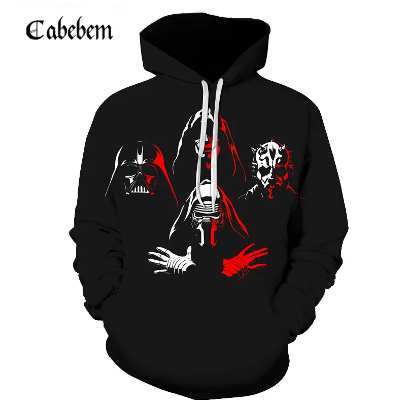 

Fall's new men's pullover 3D animation print hoodie 3D marvel digital print sweatshirt simple casual men's long-sleeve hoodie